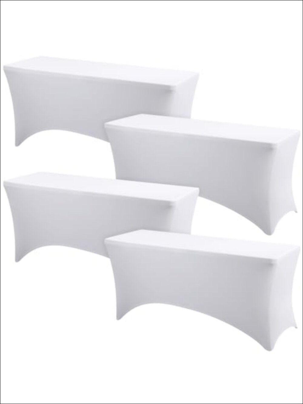 Spandex Table Covers 6ft x 18in Rectangular Stretch Fitted